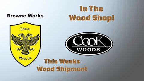 This weeks shipment of wood from Cook Woods