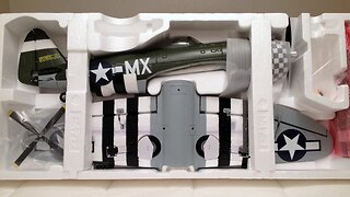 E-flite P-47 Thunderbolt WWII Warbird with AS3X Unboxing, Review, and Build
