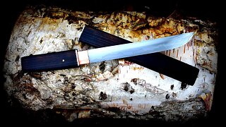 FORGING A San-Mai TANTO PART 2 FINISHED