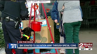 $9K donated to Salvation Army through special coins