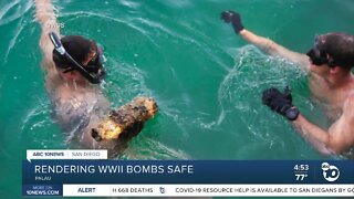 Local Marines and Sailors find WWII bombs in Palau