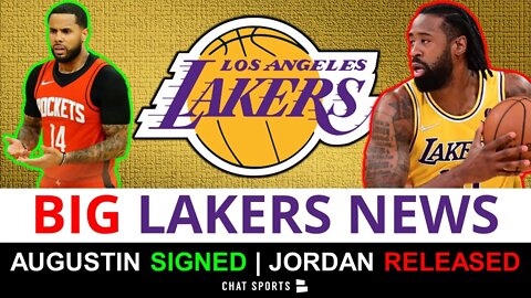 Lakers News ALERT: Lakers Sign DJ Augustin, Wenyen Gabriel & CUT DeAndre Jordan