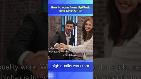 how to earn from upwork and chat gpt 1