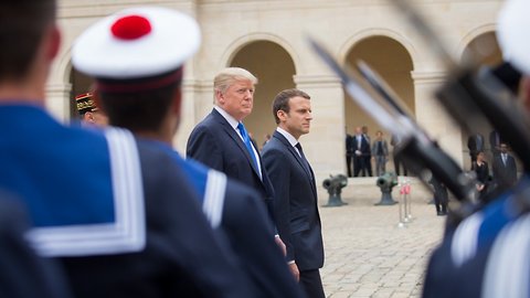 Trump And Macron Agree Europe Should Increase Its Defense Spending