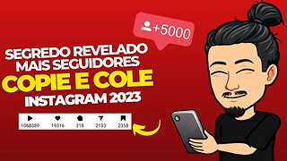 [ NOVO MÉTODO] Como ganhar seguidores no Instagram 2023( + 400 SEGUIDORES POR DIA)