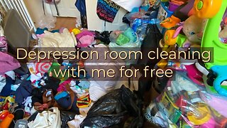 Single mom fighting with depression FREE CLEANING | #cleaningvlog #cleaningmotivation #declutter