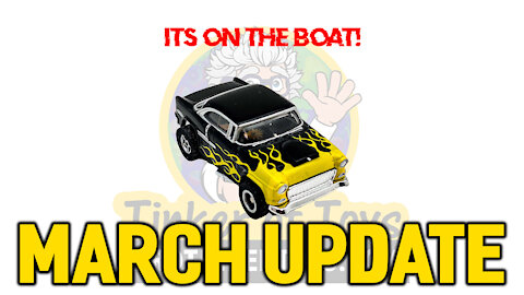 It's on the BOAT! 1955 Chevy Bel Air Black with Yellow Flames | March UPDATE