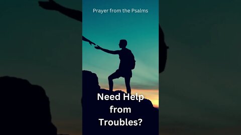 Need of Rescue? Let this prayer bless you and help you in times of difficulty #shorts