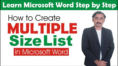 How to create & modify Multilevel list in Word: Step by step tutorial on heading numbering in Word