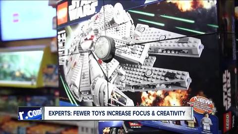 Researchers say: less toys could actually help your kids in the long run