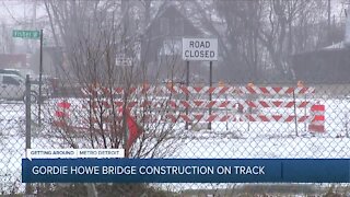 Gordie Howe Bridge construction back on track