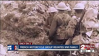 French motorcycle group reunites WWI family