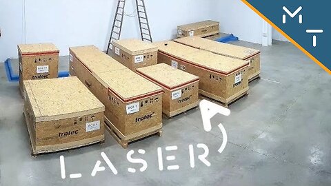 4 Tonne Laser Cutter Delivery