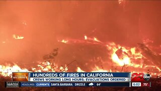 Wildfires continue to urn across the state