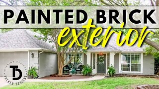 PAINTING a Brick House | Modernize Exterior