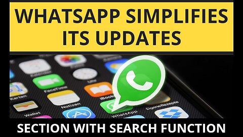 WhatsApp simplifies its Updates section with search function