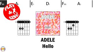 ADELE Hello FCN GUITAR CHORDS & LYRICS