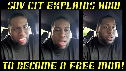 SOV CIT Explains How to Become a Free Man & Escape From the State!