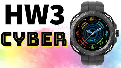 HW3 Cyber Smartwatch Full Screen PK Huawei HW28 GT3