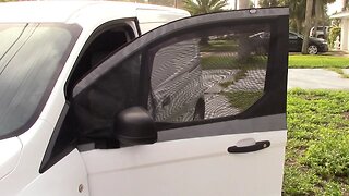 Car Window Screens to let the breeze in and keep bugs out