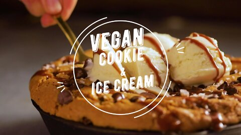 Vegan cookie & ice cream | Easy | Tasty | Simple | Recipe
