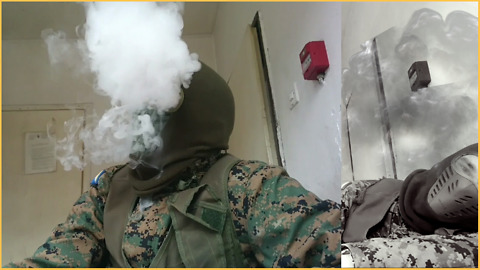 Someone Planted Smoke Grenade Inside My Mask