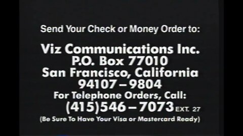 Viz Media - Shop by Mail - Commercial