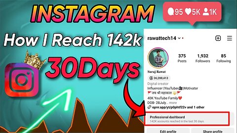 How I Reached 100k And 2k Follower In Just 30Days | How To Grow Instagram Follower & Reach In 2023