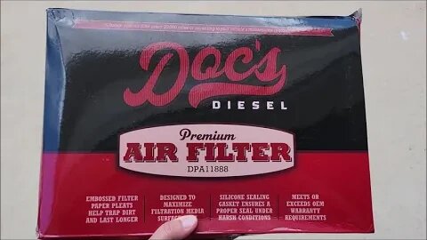 2020 Chevrolet Silverado 2500HD Duramax Engine Air Filter Change