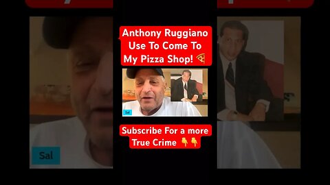 Anthony Ruggiano Use To Come To My Pizza Shop! 🍕 #mafia #anthonyruggiano #fatandy #crime