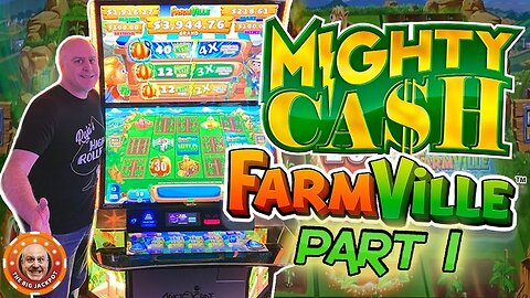 🤑HOW MUCH WILL I WIN? 🤑 Mighty Cash Farmville MEGA PLAY Part 1 | Raja Slots