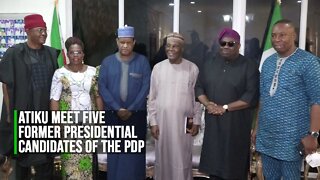 ATIKU receives five PDP Presidential Aspirant