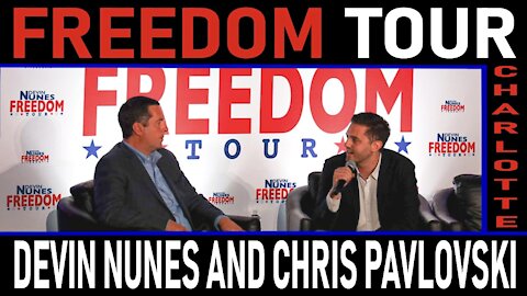 Freedom Tour Charlotte: Devin Nunes and Rumble CEO Chris Pavlovski