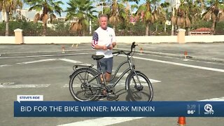 Steve's Ride: Winning bidder of bike a familiar name