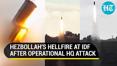 Hezbollah Burns Israeli Army Posts After IDF Bombs Its Operational Headquarters | Watch