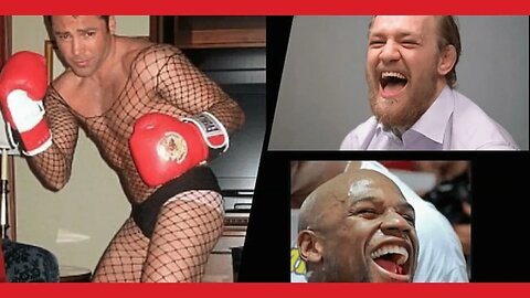 SCARED PROFESSIONAL BOXER WITH SECURITY: "FISHNETS... BLACK PANTYHOSE!"