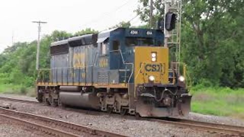 CSX Local Mixed Train from Marion, Ohio July 24, 2021