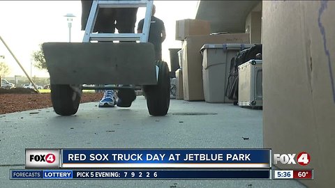 Red Sox 'Truck Day': Team truck arrives in Fort Myers