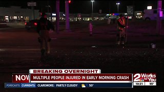 Multiple people injured in early morning crash
