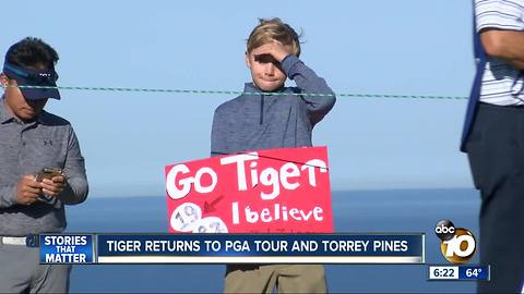 Tiger Woods returns to Torrey Pines