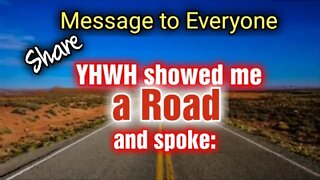 YHWH showed me a Road and spoke a Message to all🔺️ #share #subscribe #video #jesus #yeshua #bible