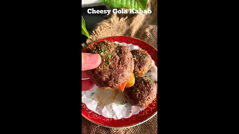 Cheesy Gola Kabab | #golakabab #cheesykabab #kebab #beefkabab #chickenkebab #cheesekababs #jalapenos