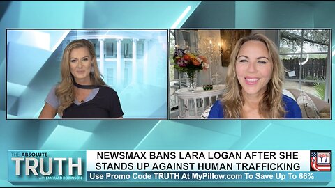 LARA LOGAN RESPONDS TO NEWSMAX AFTER THEY BAN HER FROM THE NETWORK