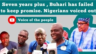 Seven years plus , Buhari has failed to keep his promise. Nigerians voiced out. #apc #pdp #labour