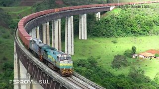 Paisagens e viadutos ferroviarios de Barao de Cocais/MG