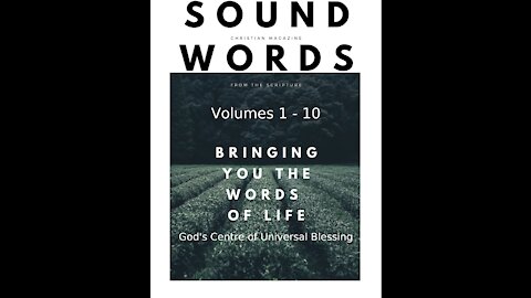 Sound Words, God's Centre of Universal Blessing