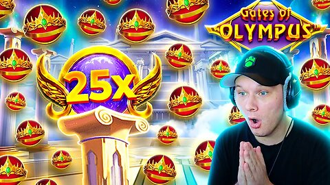 TOP SYMBOL CONNECTS WITH BIG MULTI ON GATES OF OLYMPUS! BONUS BUYS!