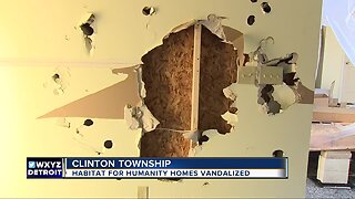 2 Habitat for Humanity homes vandalized in Clinton Township by juveniles; $25K in damages