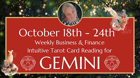 ♊ GEMINI 👭🏽 | OCT 18th - 24th | LOOK HOW FAR YOU’VE COME! | Weekly BUSINESS Tarot Reading