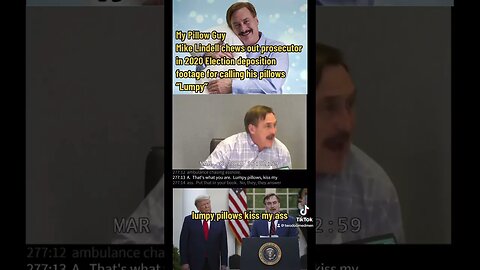 My Pillow Guy Has Hilarious Meltdown In Leaked 2020 Election Deposition Footage